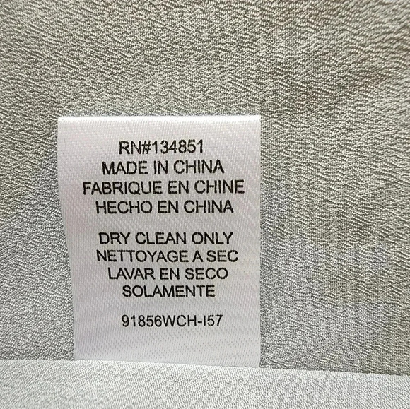 WAYF Clayton Asymmetrical Slip Dress Light Blue size M NWT - Picture 11 of 13